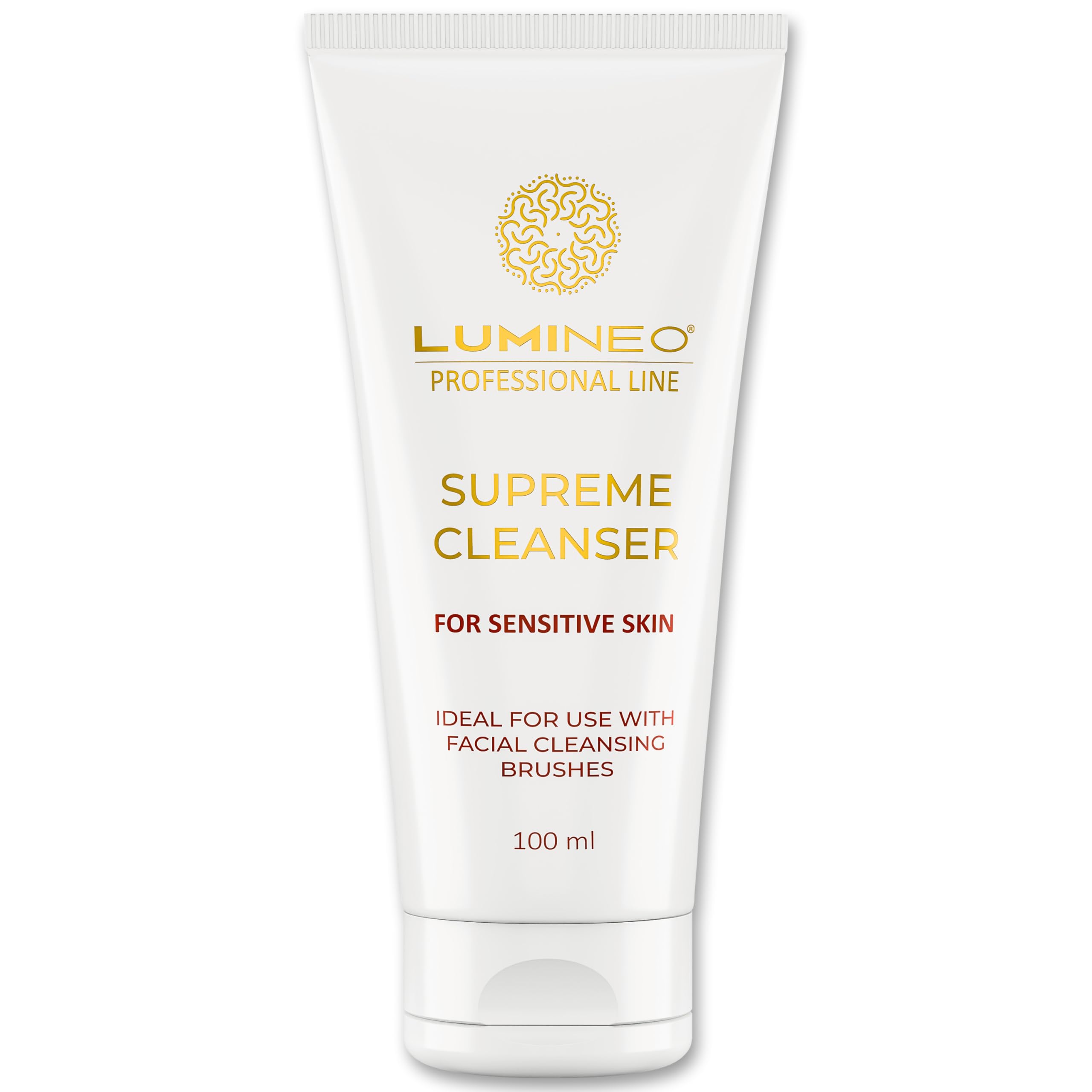 Lumineo Gel visage impur, conçu pour les brosses électriques pour le visage, particulièrement crémeux, anti-imperfections, anti-boutons anti-acné, nettoyant